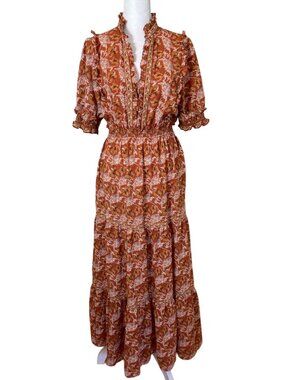 maxi belted shirt dress Women's Lighthearted Days Red Stripe Belted Button Front Maxi Shirt Dress | Size: L
